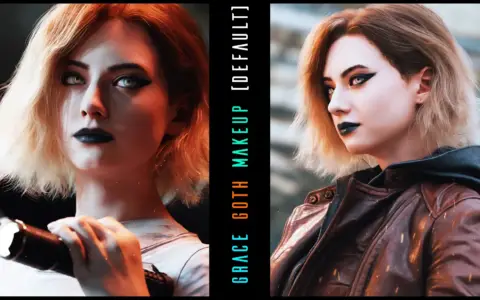Grace Goth Makeup Default