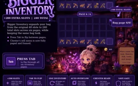 Bigger Inventory