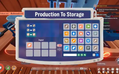 Production To Storage
